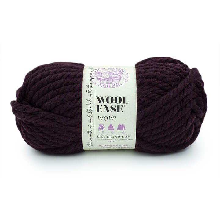 Lion Brand Laine-Ease WOW – Lot De 8 Pelotes – Olive – Super Volumineuse (8.5 Oz Chacune)