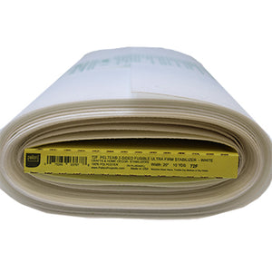 Full roll of white ultra firm (two-sided fusible) stabilizer