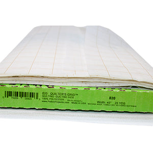 Full roll of white quilter's grid fusible (1")