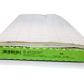 Full roll of white quilter's grid fusible (1