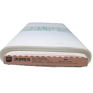 Entoilage Fusible Pellon Shir-Tailor – Blanc, 20 X 10 Yards – Pour Cols Et Poignets De Chemise – Ferme, Non Tissé, Lavable
