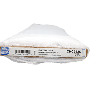 Full roll of white food-grade cheesecloth 