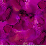 Square swatch enamored fabric (hot pink marbled/wet look fabric)