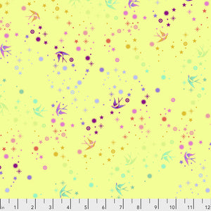 Group swatch assorted Fairy Dust (True Colors) printed fabrics in various colours