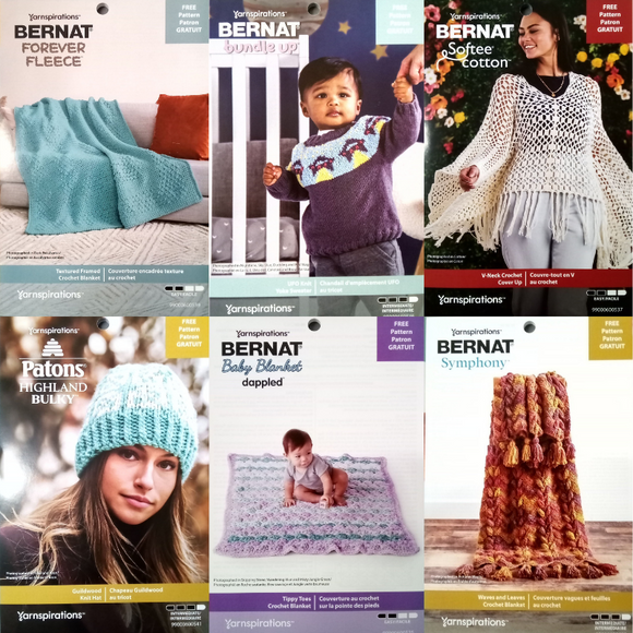 FREE Yarn Patterns Bernat Patons Len s Mill