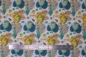 Group swatch Curacao themed fabrics in various styles/colours
