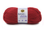 Ball of Lion Brand Basic Stitch Anti-Pilling in colourway Red Heather