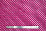 Flat swatch (side 2) Lisou fabric (pink fabric with white polka dots allover)