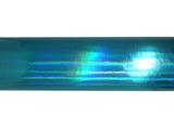 Roll of iridescent PVC in blue