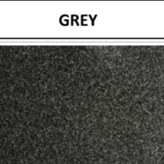 Metallic effect vinyl swatch in shade grey with label