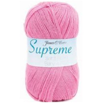 Ball of Supreme Baby yarn in medium pale pink shade