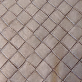 Silver swatch of tile textured vinyl