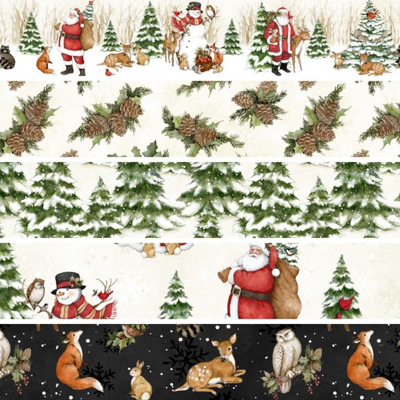 Winter Fabric By The Yard - Merry Florals Fabric - Christmas Fabric – Pip  Supply