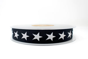 Star printed elastic rolls in various colours