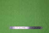 Flat swatch calico fabric in green