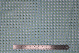 Flat swatch small print fabric in Diagonal Dots on Light Blue