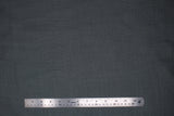 Flat swatch charcoal grey sheer fabric with subtle cross hatch effect