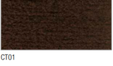 Swatch of Crafter DK yarn in shade CT01 (dark brown)