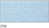 Swatch of Crafter DK yarn in shade CT05 (light blue)