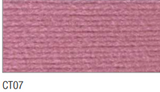Swatch of Crafter DK yarn in shade CT07 (medium pale pink)