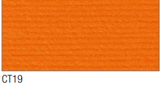 Swatch of Crafter DK yarn in shade CT19 (bright medium orange)