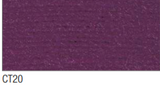 Swatch of Crafter DK yarn in shade CT20 (bright medium purple)