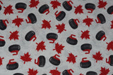 Curling Leafs and Stones - 44/45" - 100% Cotton
