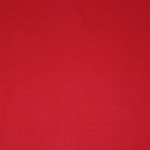 Square swatch so ruby fabric (bright cherry red fabric with tiny faint red dots allover)