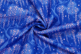 Print "Enchanted Nights" from the Belle Epoque collection, twisted to show drape and texture.
