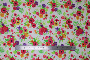 Group swatch assorted floral prints in various styles/colours