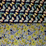 Group swatch meant to bee printed fabrics in various styles/colours