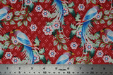 Print "In Harmony" from the Birds In Paradise collection, with ruler added for scale.