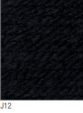 Swatch of Amazon Super Chunky yarn in shade J12 (black)