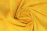 Swirled swatch yellow shadow fabric (bright yellow marbled look fabric)