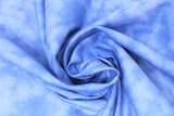 Swirled dark blue shadow fabric swatch (medium/dark blue marbled look fabric)