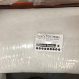 Quilt batting in packaging (white) size king