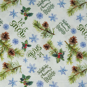 Let it Snow - 44/45" - 100% Cotton