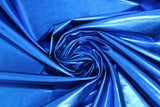 Swirled swatch royal fabric (royal blue metallic effect fabric)