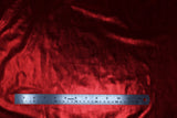 Flat swatch red fabric (red fabric with metallic effect)