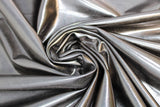 Swirled swatch silver fabric (grey/silver fabric with metallic effect)