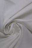 Swirled swatch of cotton solid in white