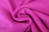 Swirled swatch fleece solid in fuchsia