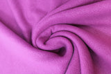 Swirled swatch fleece solid in magenta