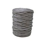 Macrame cord roll in soft grey