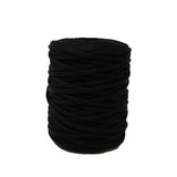 Macrame cord roll in black