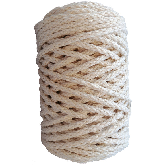 Roll of off white macrame cord