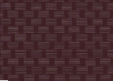 Square swatch textured vinyl (striped texture with vertical rectangle solid blocks) in shade wine (dark burgundy)