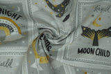 Stay Wild Moon Child - 44/45" - 100% Cotton Flannel