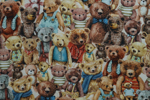 Much Loved Bear - 44/45" - 100% Cotton