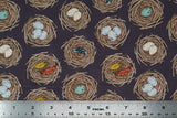 Print "Nest Dot" from the Birds Of A Feather collection, with ruler added for scale.